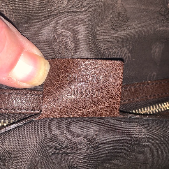 Gucci GG Fabric w/Leather Trim Tote - Picture 9 of 10